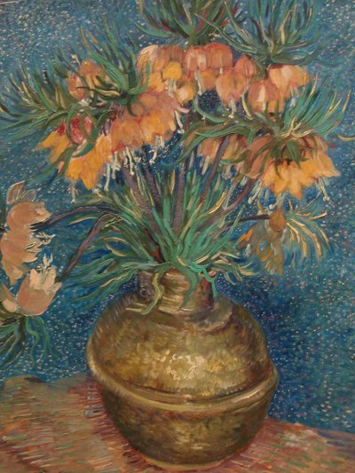 Still Life with Imperial Crowns in a Bronze Vase by Vincent van Gogh